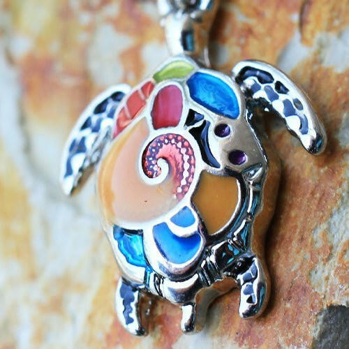 Stainless Steel Aloha Sea Turtle Dangle Navel Ring Navel Ring Impulse Piercings