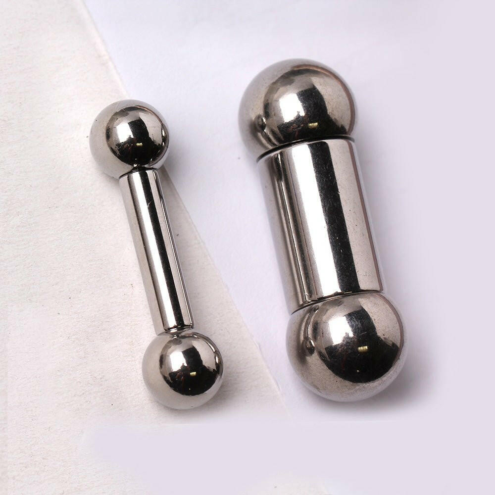 316L Surgical Steel Internally Threaded Industrial Barbell Industrial Barbell Skin Metals