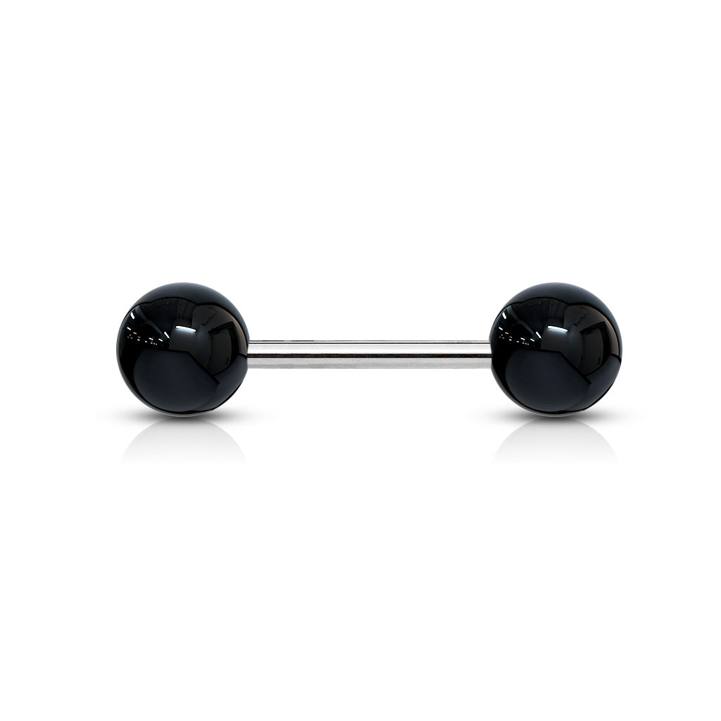 Solid Colored Acrylic Ball 316L Surgical Steel Barbell Barbell Skin Metals