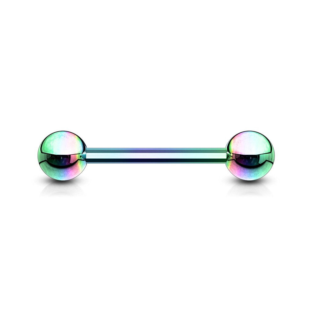 Titanium IP Barbell Over 316L Stainless Steel Barbell Skin Metals