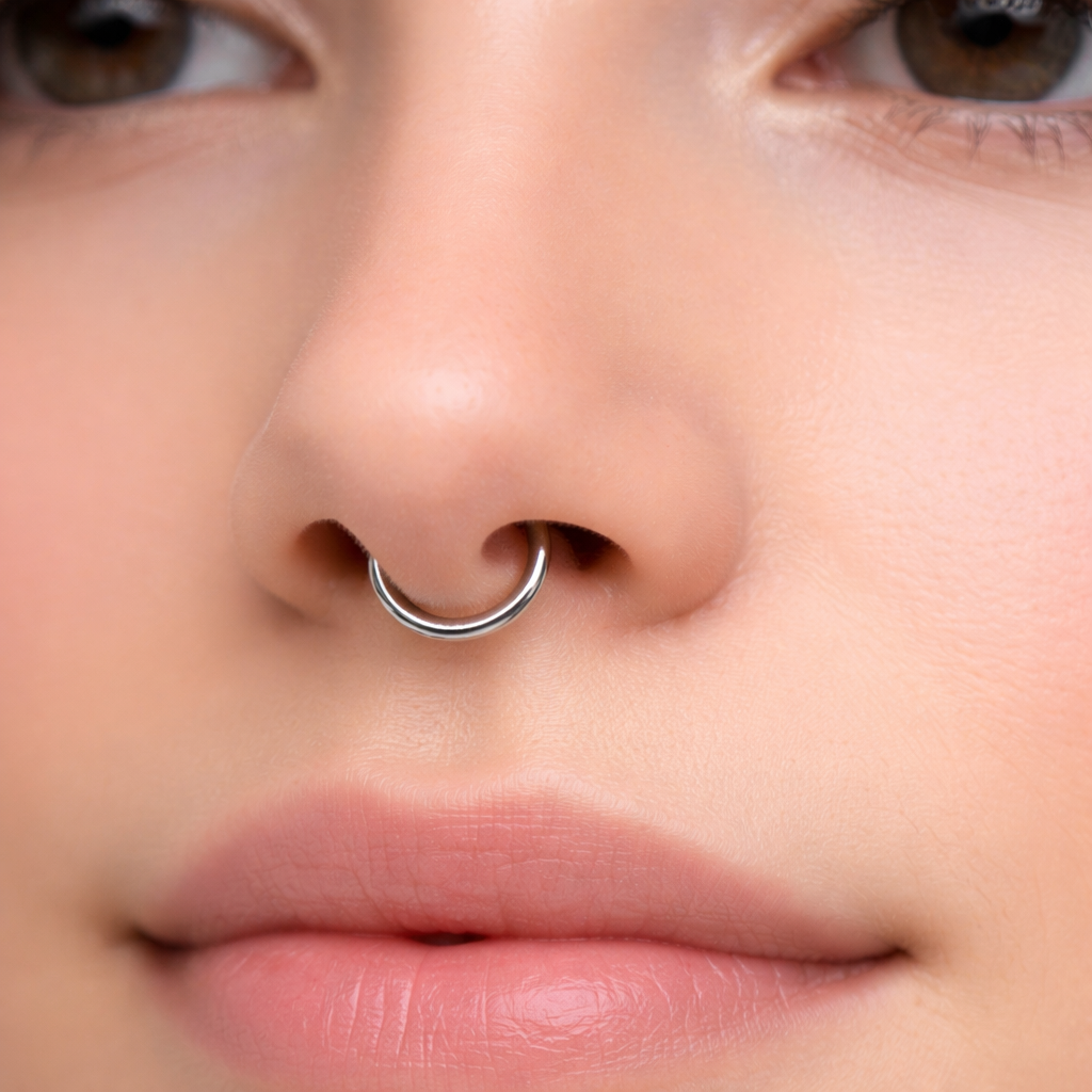 Thicker Seamless 316L Stainless Steel Clicker Ring