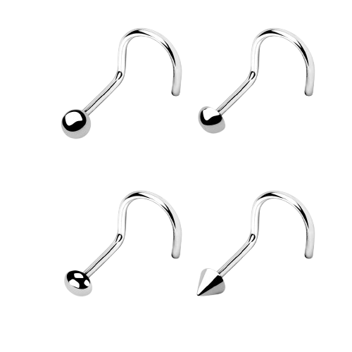 Nose Screw 316L Surgical Steel Nose Ring Skin Metals