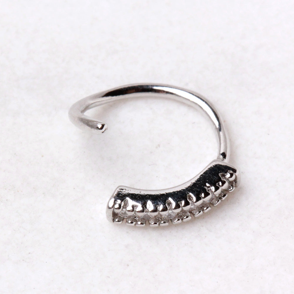 Multi-Jeweled Nose Hoop Nose Hoop Impulse Piercings