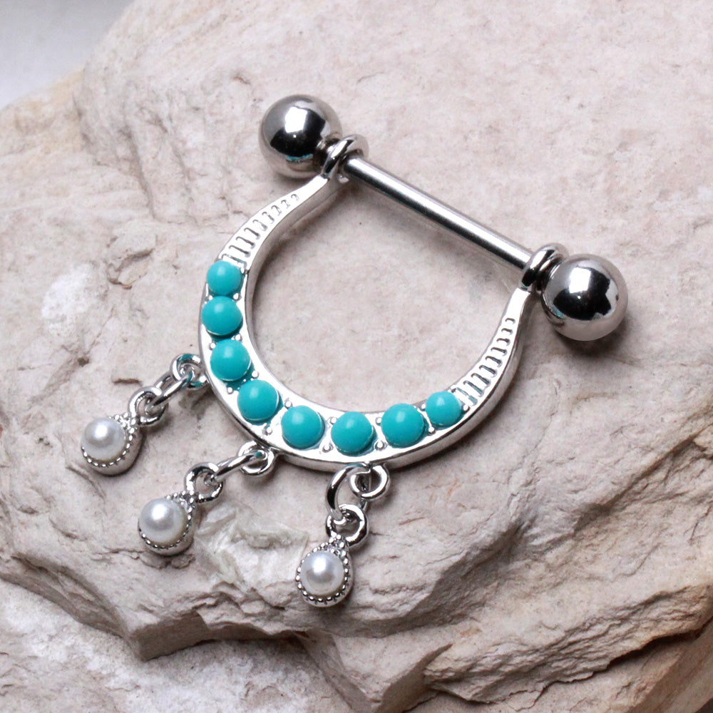 316L Stainless Steel Horseshoe Nipple Shield Nipple Ring Skin Metals