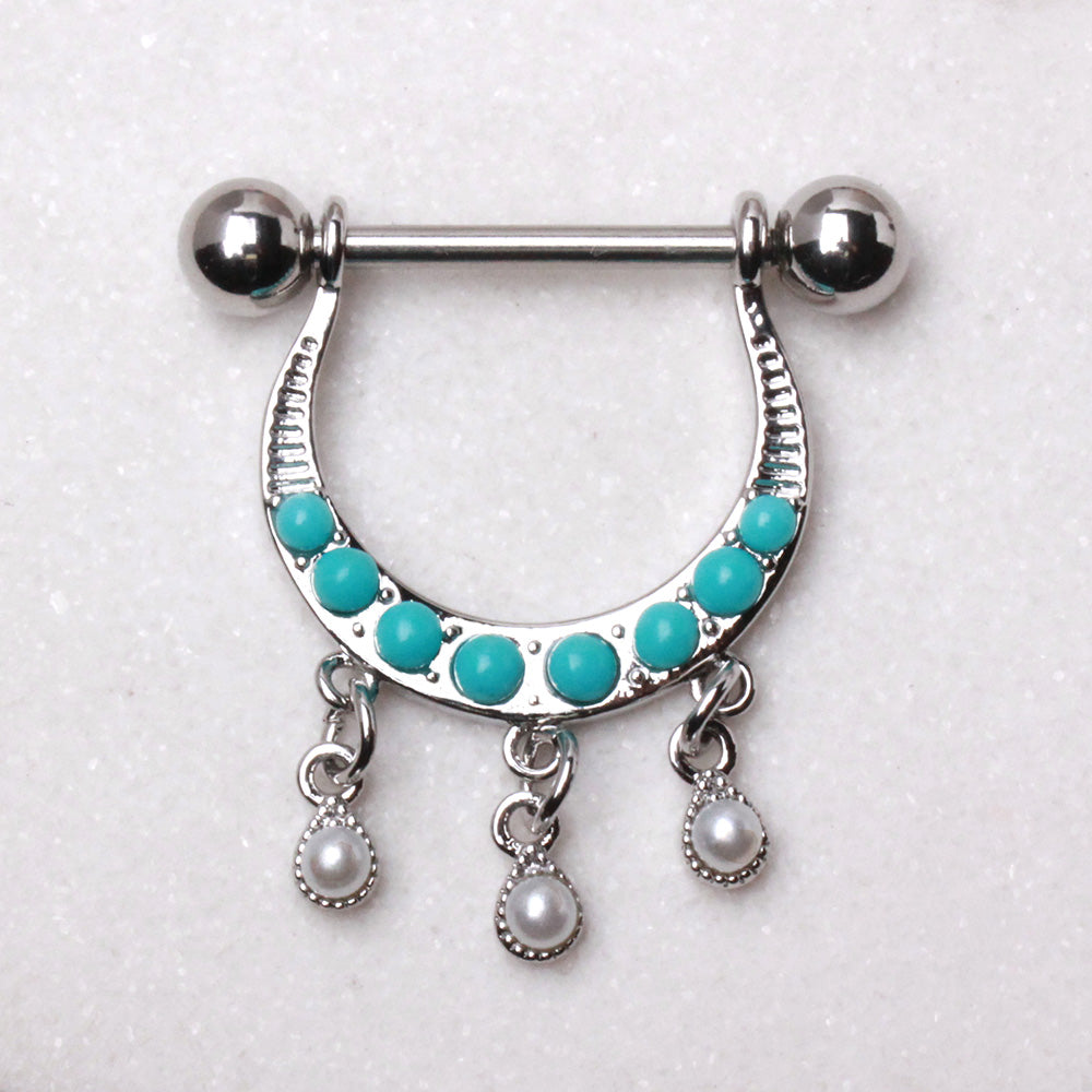 316L Stainless Steel Horseshoe Nipple Shield Nipple Ring Skin Metals