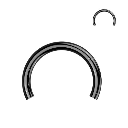 Implant Grade Titanium Internally Threaded Horseshoe Circular Barbell Pins Circular Barbell Skin Metals
