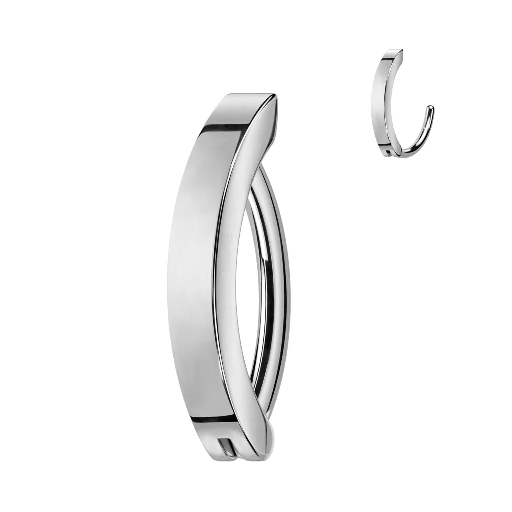 Implant Grade Titanium Hinged Hoop Belly Button Ring Belly Button Ring Skin Metals