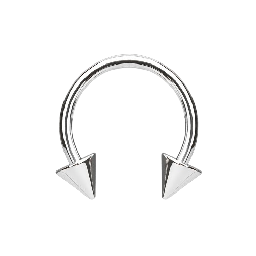 Implant Grade Titanium Externally Threaded Spike Horseshoe Horseshoe Skin Metals