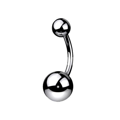 Implant Grade Titanium Externally Threaded Basic Ball Belly Button Ring Belly Button Ring Skin Metals