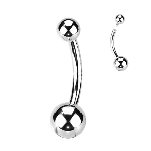 Implant Titanium Internally Threaded Basic Ball Belly Button Ring Belly Button Ring Skin Metals