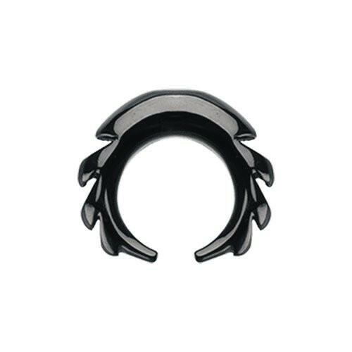 Blackline Sawtooth Pincher Steel Ear Gauge Buffalo Taper Tapers Impulse Piercings 14 GA (1.6mm)