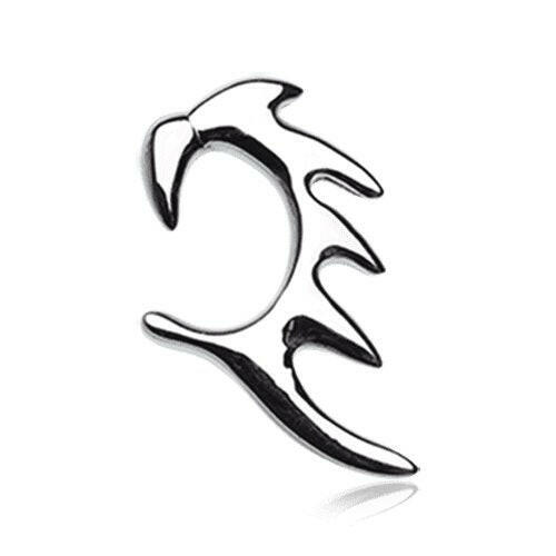 Blade Claw Steel Ear Gauge Hanging Taper Tapers Impulse Piercings 14 GA (1.6mm)