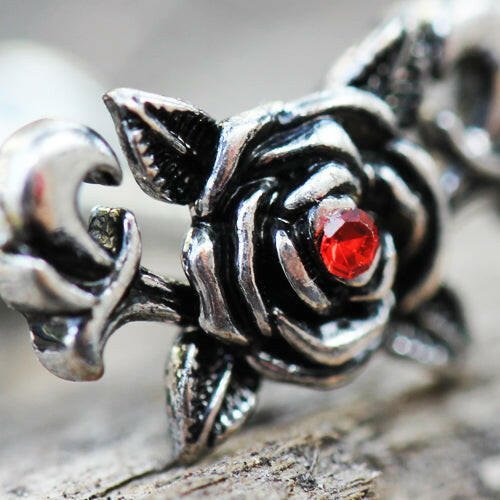 Stainless Steel Gothic Rose Cartilage Earring