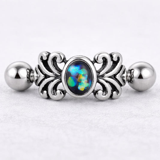 Medieval Vine Cartilage Cuff styled on model