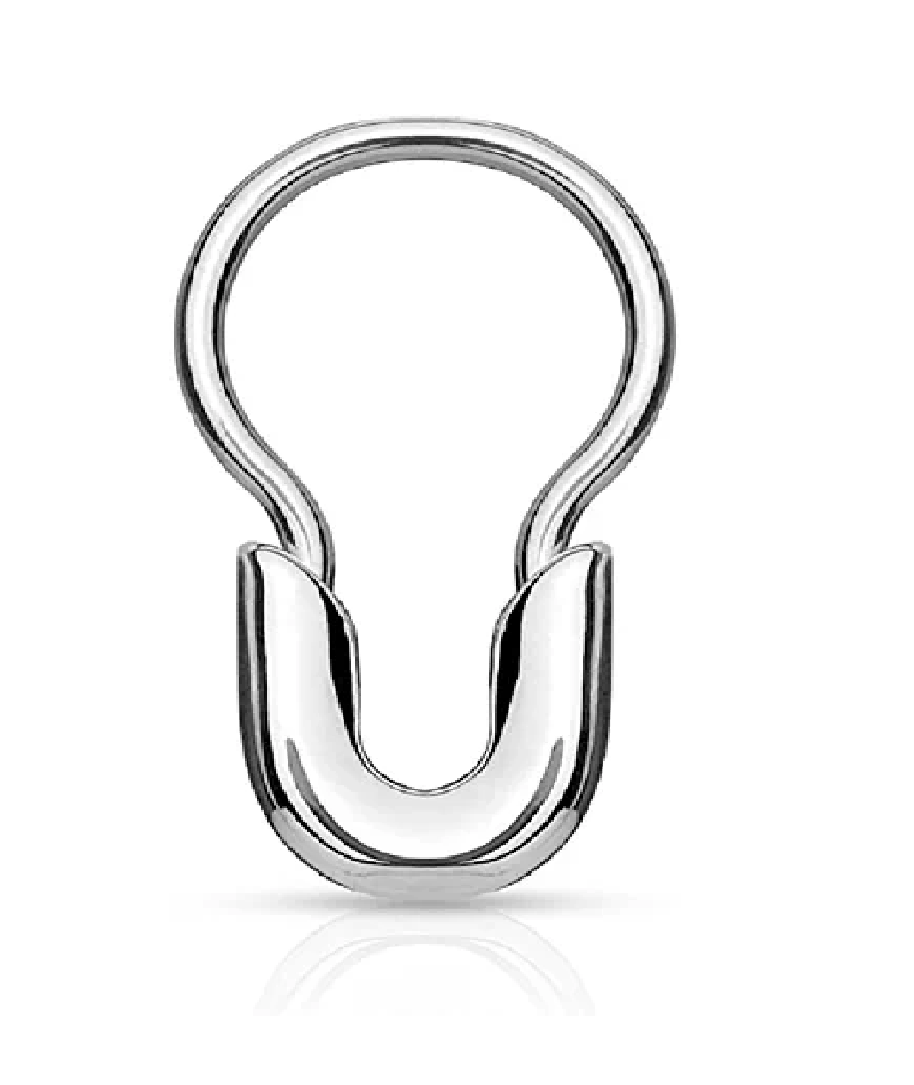 Surgical Steel Safety Pin Septum Ring Septum Ring Impulse Piercings