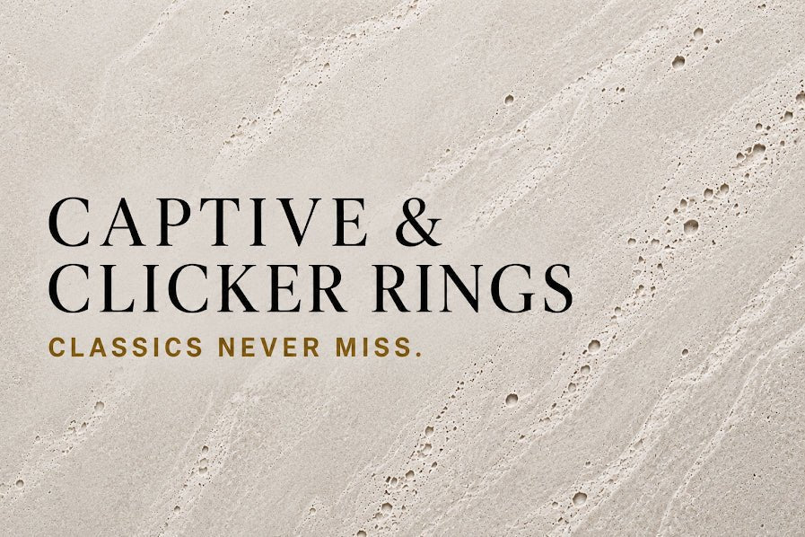 Captive Bead & Clicker Rings