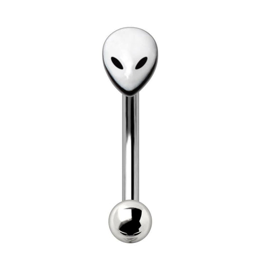 Alien Design Stainless Steel Eyebrow Ring Eyebrow Ring Impulse Piercings