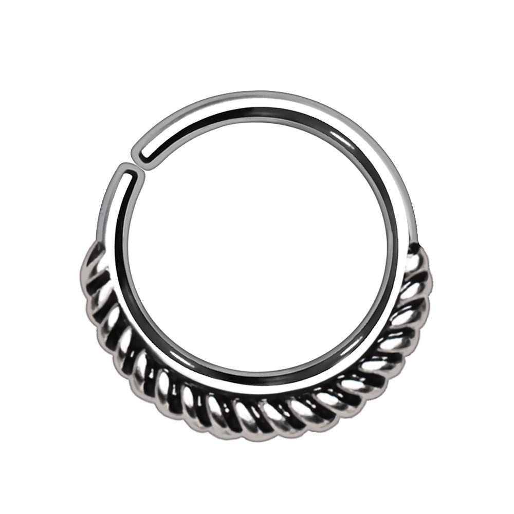 316L Stainless Steel Annealed Braiding Design Ring