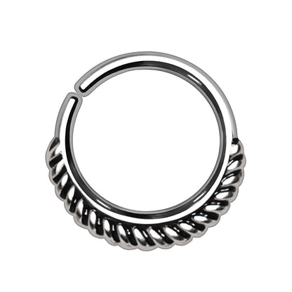 316L Stainless Steel Annealed Braiding Design Ring