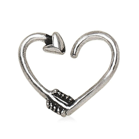 Stainless Steel Arrow Heart Cartilage Earring Cartilage Impulse Piercings