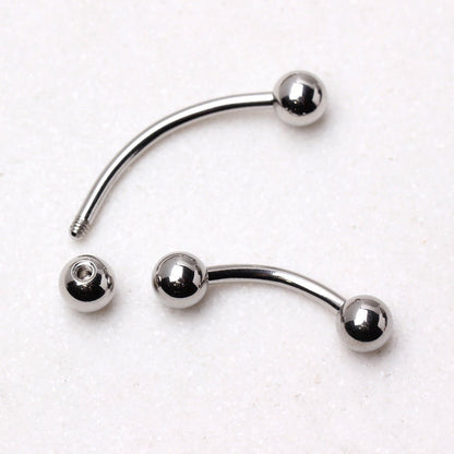 316L Stainless Steel Curved Barbell