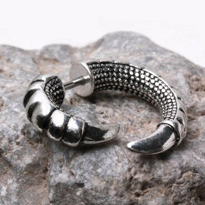 Stainless Steel Dragon Claw Fake Taper Tapers Impulse Piercings