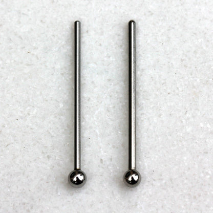 316L Stainless Steel Fish Tail Nose Ring — Ball, Dome & Spike - Skin Metals