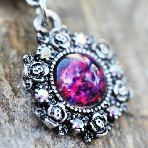 Stainless Steel Victorian Style Pendant Dangle Navel Ring Navel Ring Impulse Piercings