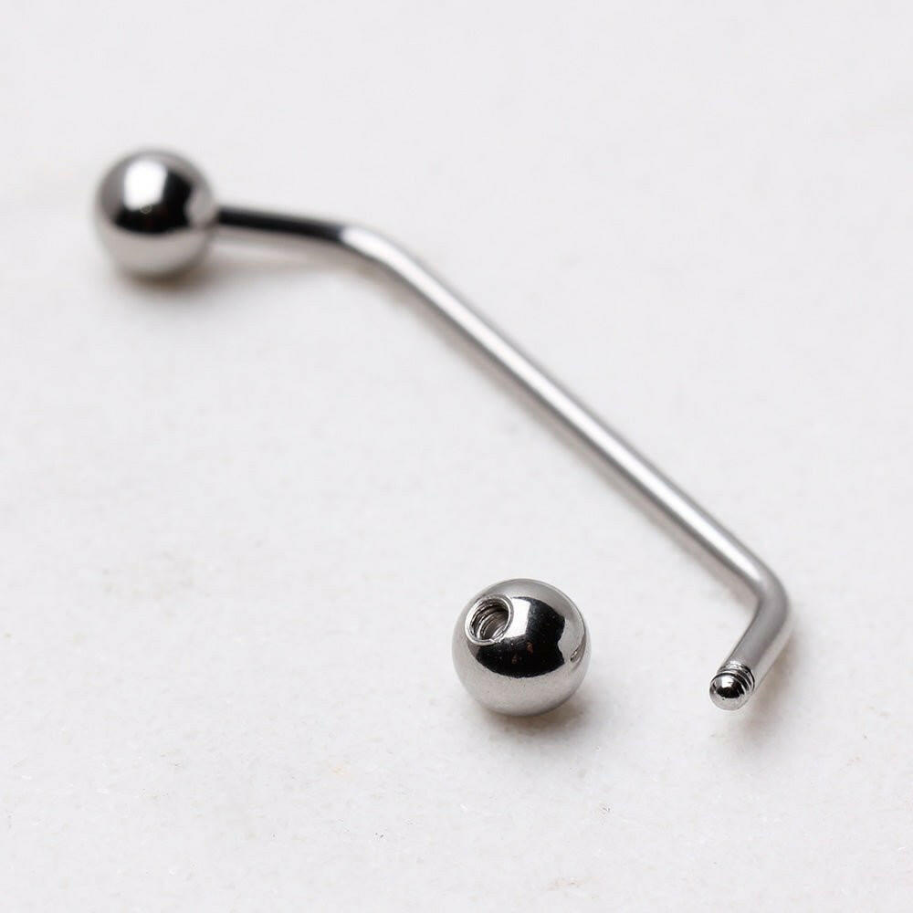 Surgical Steel 45 Degree Surface Barbell Barbell Impulse Piercings