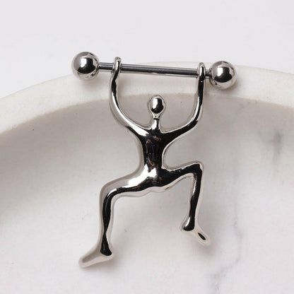 Climbing Adventure Nipple Barbell Rings Nipple Ring Impulse Piercings