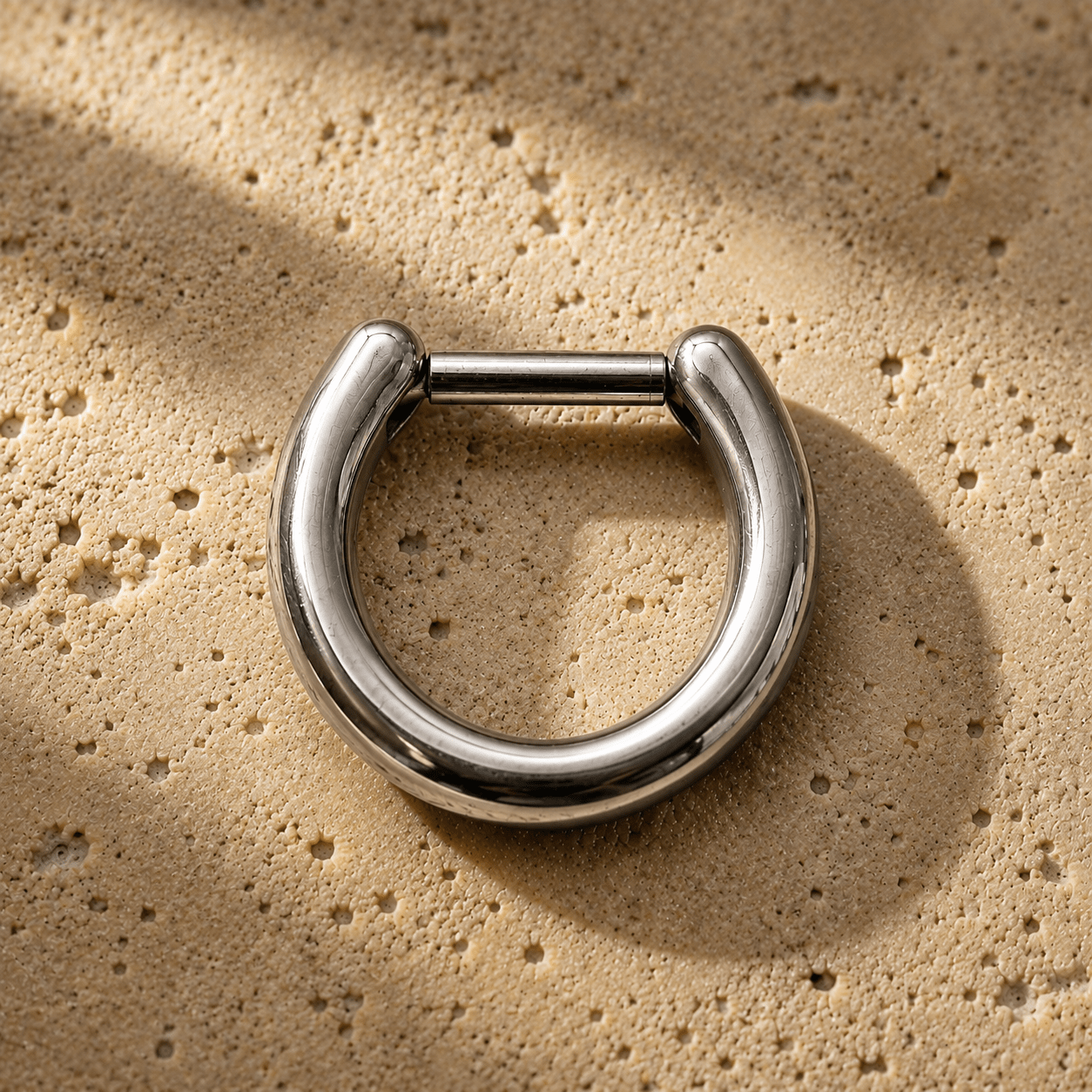 316L Surgical Steel Smooth Septum Clicker Ring | 16G Unisex Body Jewelry | Skin Metals - Skin Metals
