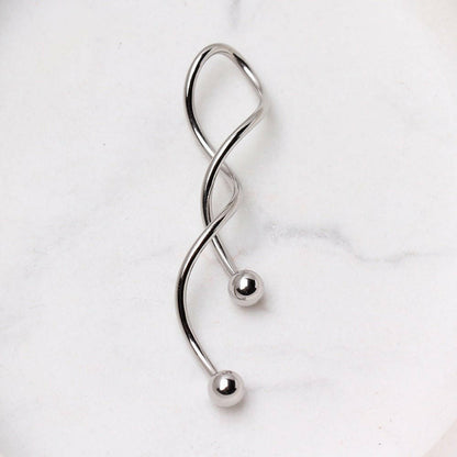 Surgical Steel Spiral Navel Ring Navel Ring Impulse Piercings