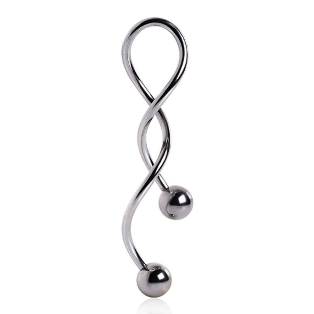 Surgical Steel Spiral Navel Ring Navel Ring Impulse Piercings