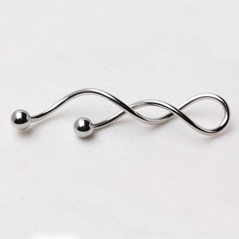 Surgical Steel Spiral Navel Ring Navel Ring Impulse Piercings