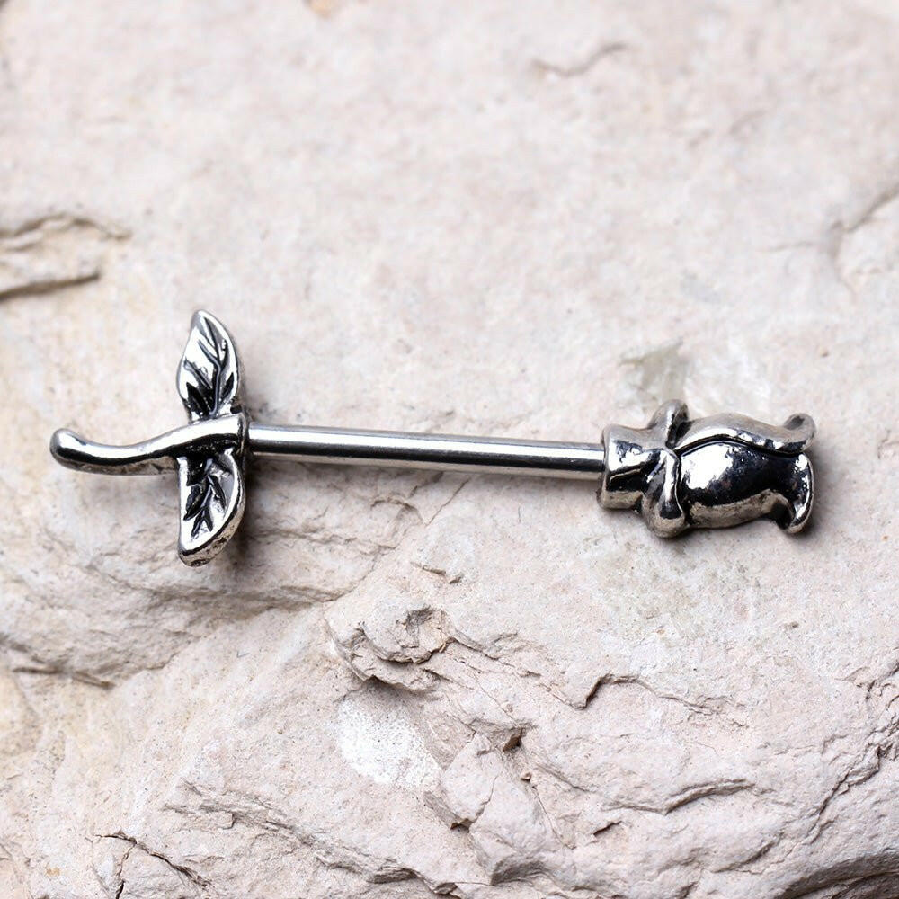 Surgical Steel Tulip Nipple Bar Nipple Ring Impulse Piercings