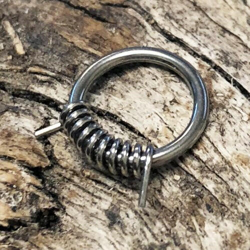 316L Surgical Steel Wire Circular Ring Captive Bead Impulse Piercings