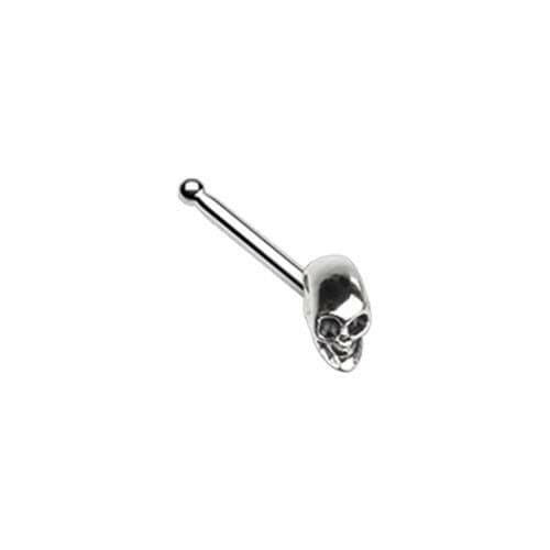 3D Skull Head Nose Stud Ring Nose Ring Impulse Piercings