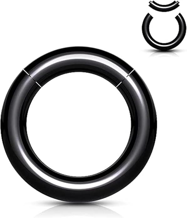 All Acrylic Segment Ring Septum Ring Skin Metals