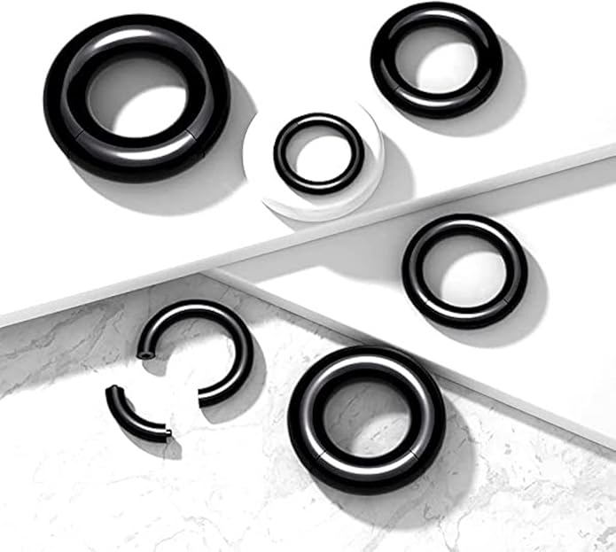 All Acrylic Segment Ring Septum Ring Skin Metals
