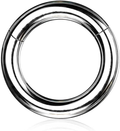 316L Surgical Steel Large Gauge Hinged Clicker Segment Ring Clicker Ring Skin Metals