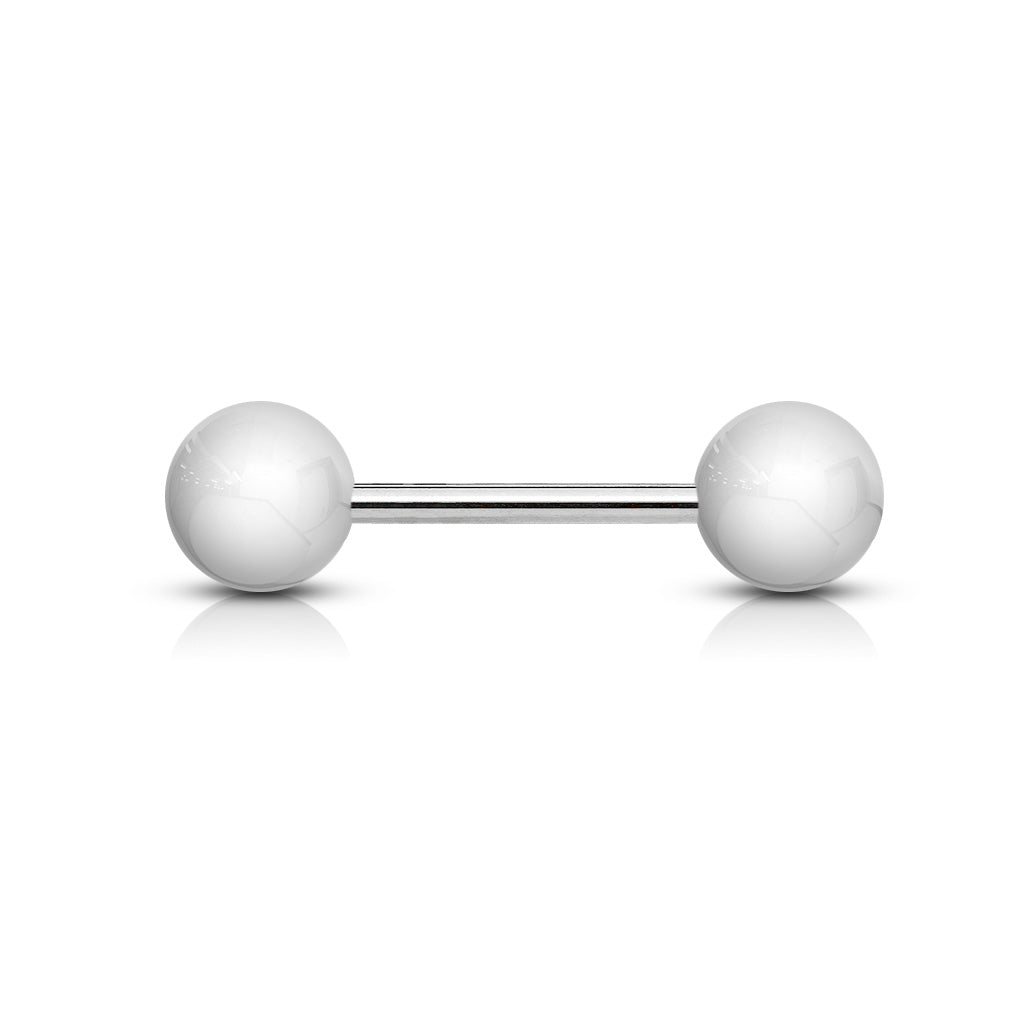 Solid Colored Acrylic Ball 316L Surgical Steel Barbell Barbell Skin Metals