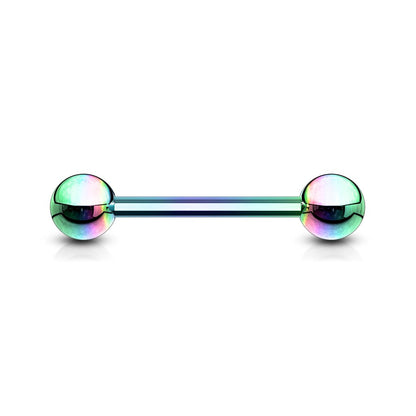 Titanium IP Barbell Over 316L Stainless Steel Barbell Skin Metals