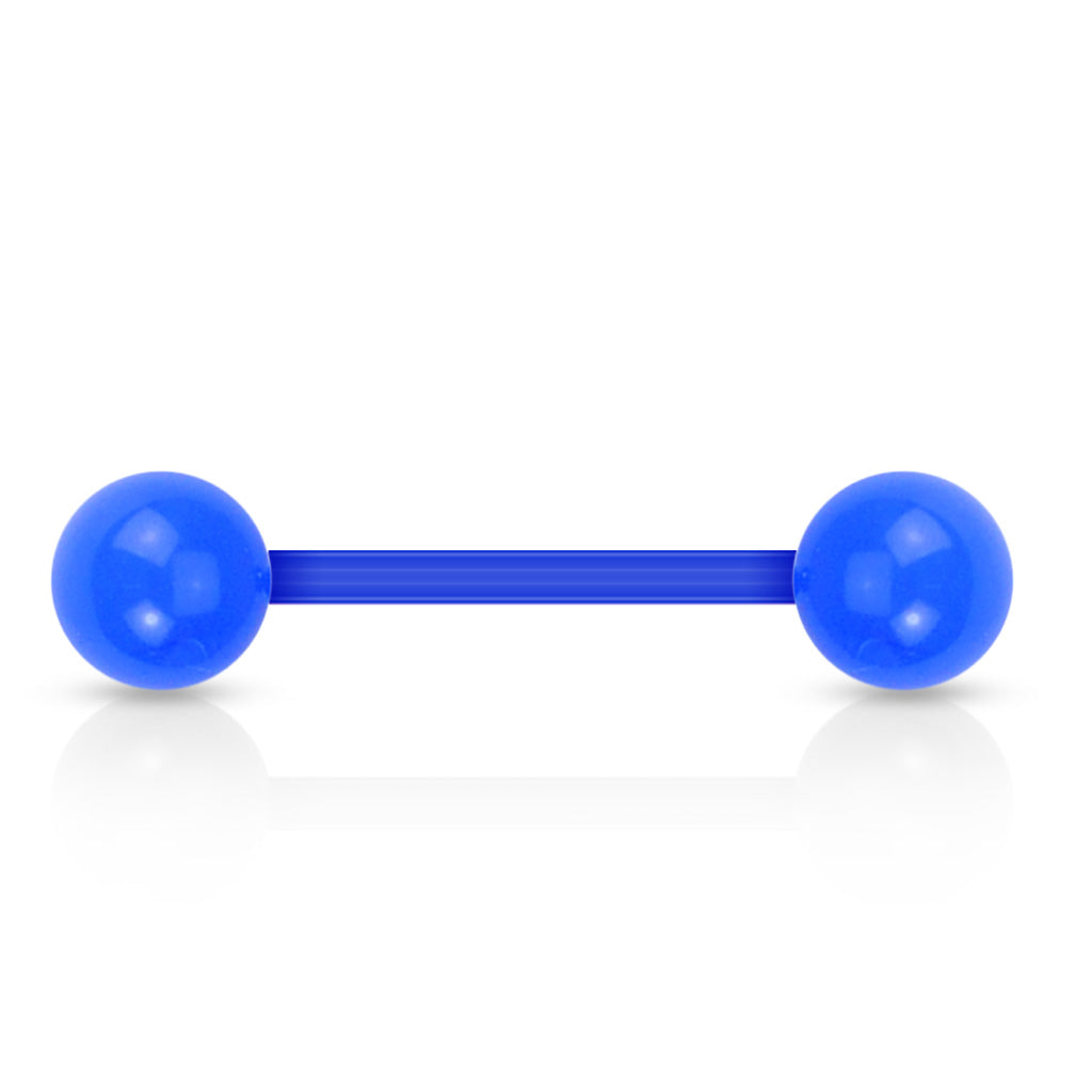 Solid Color UV Reactive Acrylic Balls Flexible Barbells Barbell Skin Metals