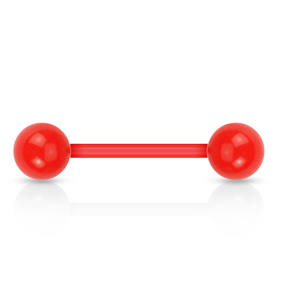Solid Color UV Reactive Acrylic Balls Flexible Barbells Barbell Skin Metals