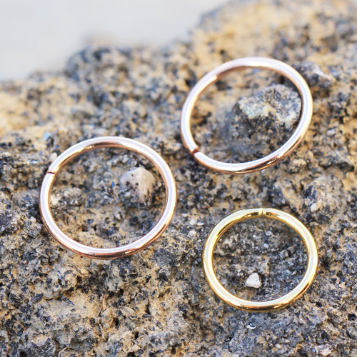 Gold Plated Annealed Seamless Ring - Skin Metals