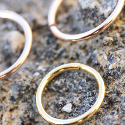 Gold Plated Annealed Seamless Ring - Skin Metals