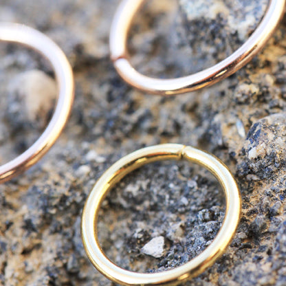 Gold Plated Annealed Seamless Ring - Skin Metals
