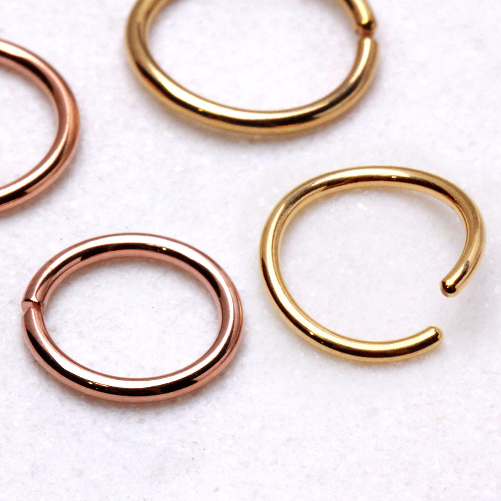 Gold Plated Annealed Seamless Ring - Skin Metals