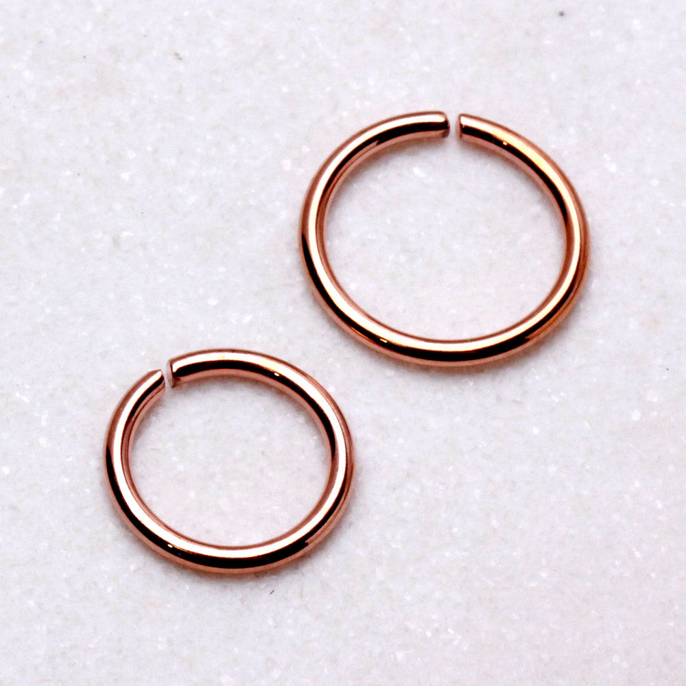 Gold Plated Annealed Seamless Ring - Skin Metals