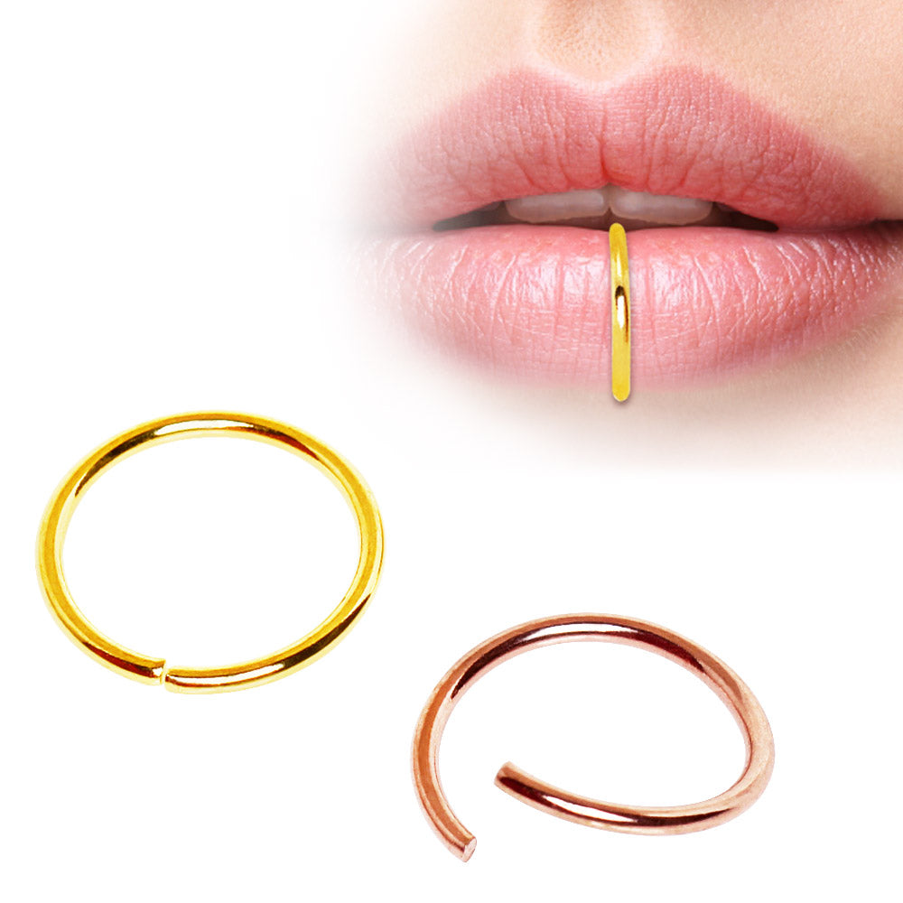 Gold Plated Annealed Seamless Ring - Skin Metals